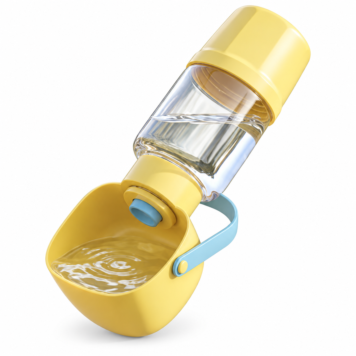 Portable Pet Water Bottle - Yellow