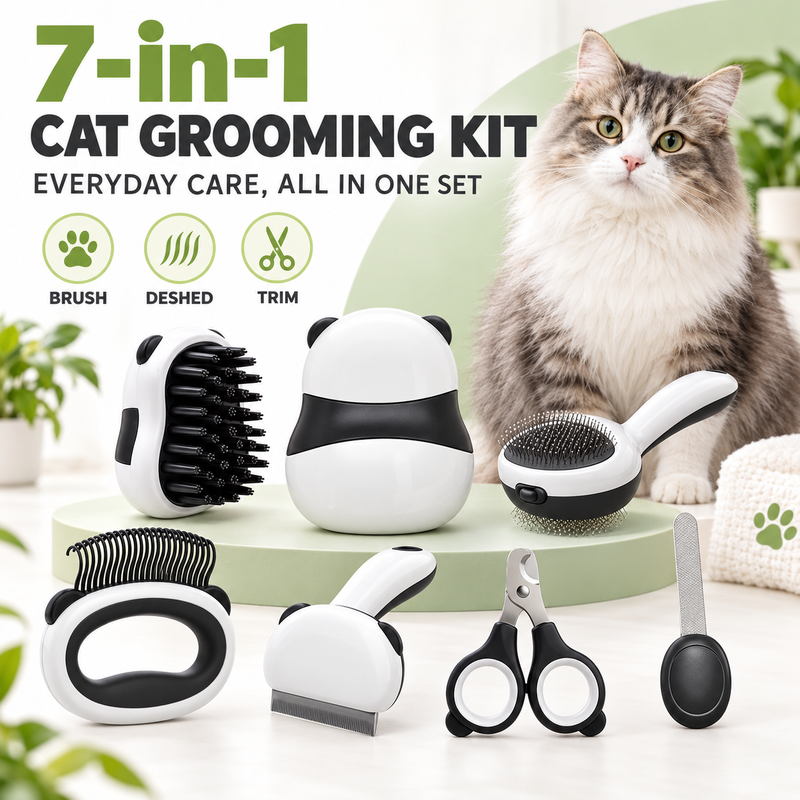 7-in-1 Cat Grooming Kit