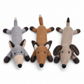 Long-Bodied Farm Animal Squeaky Dog Toy