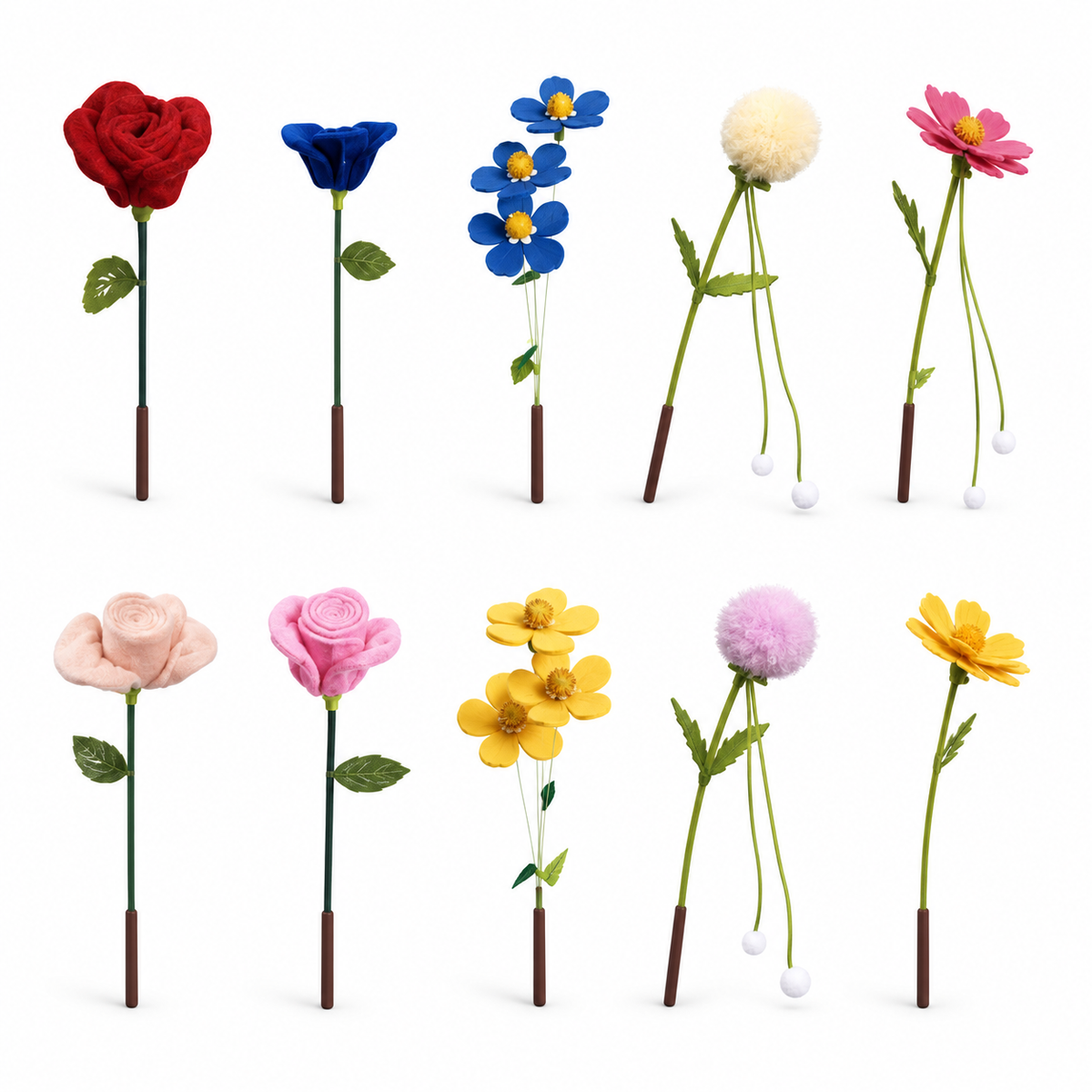 Flower Bouquet Cat Teaser Wand
