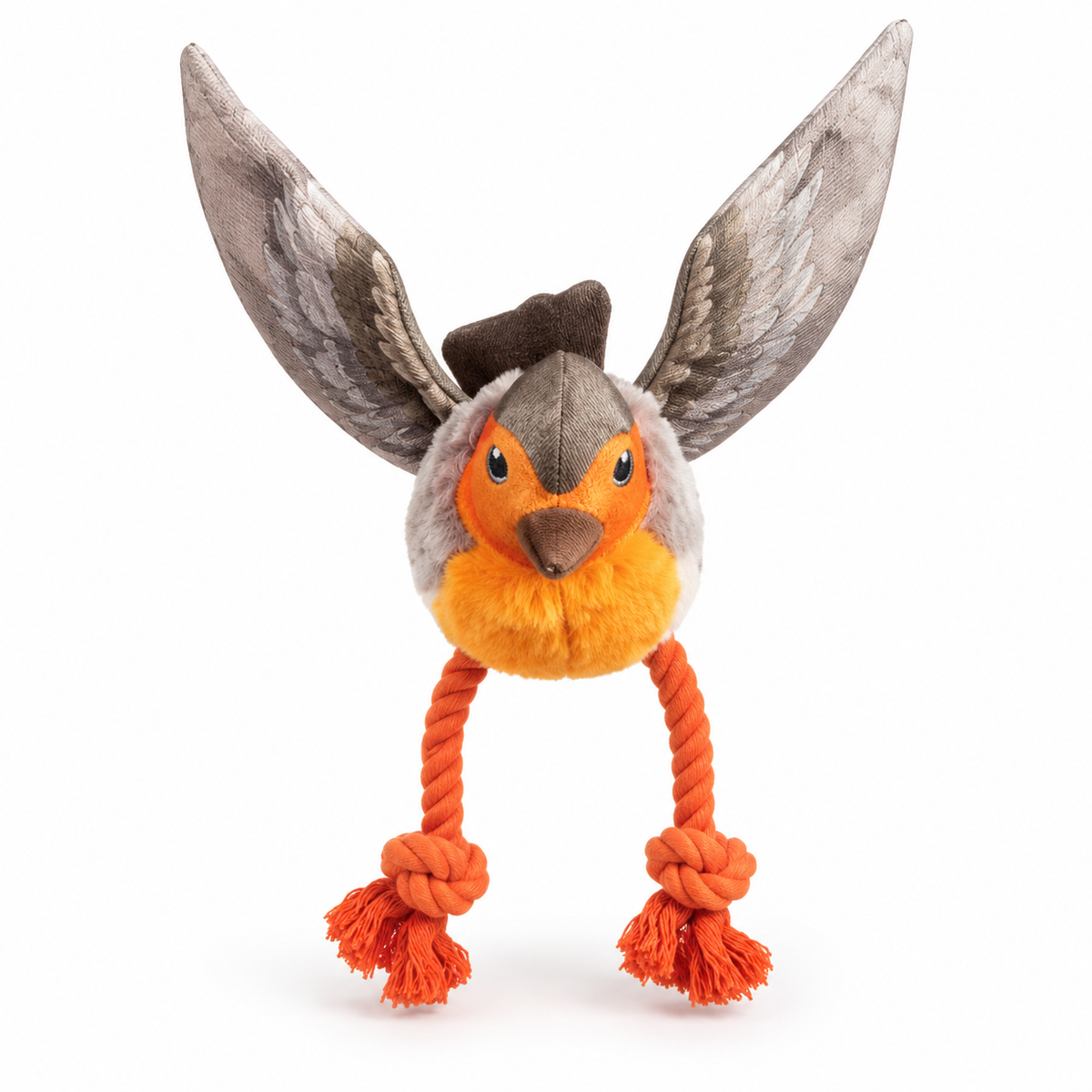 Long-Eared Squeaky Rope Dog Toy