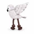 White Crinkle Wing Bird Dog Toy