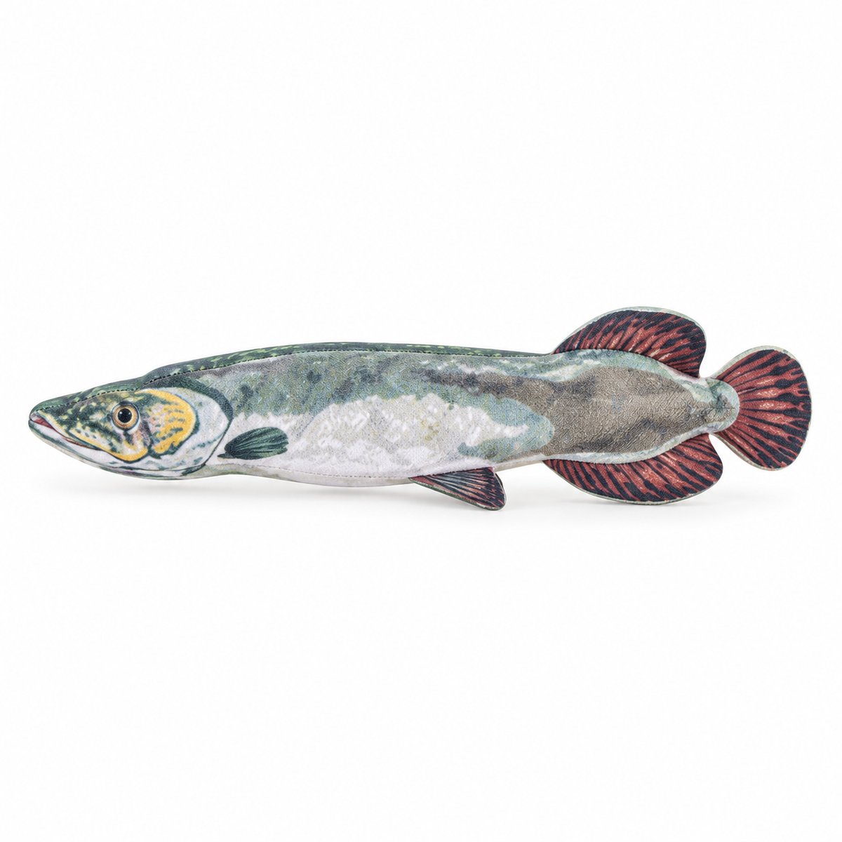 Long Realistic Rope Core Fish Dog Toy