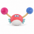 Rope Crab Squeaky Tug Dog Toy