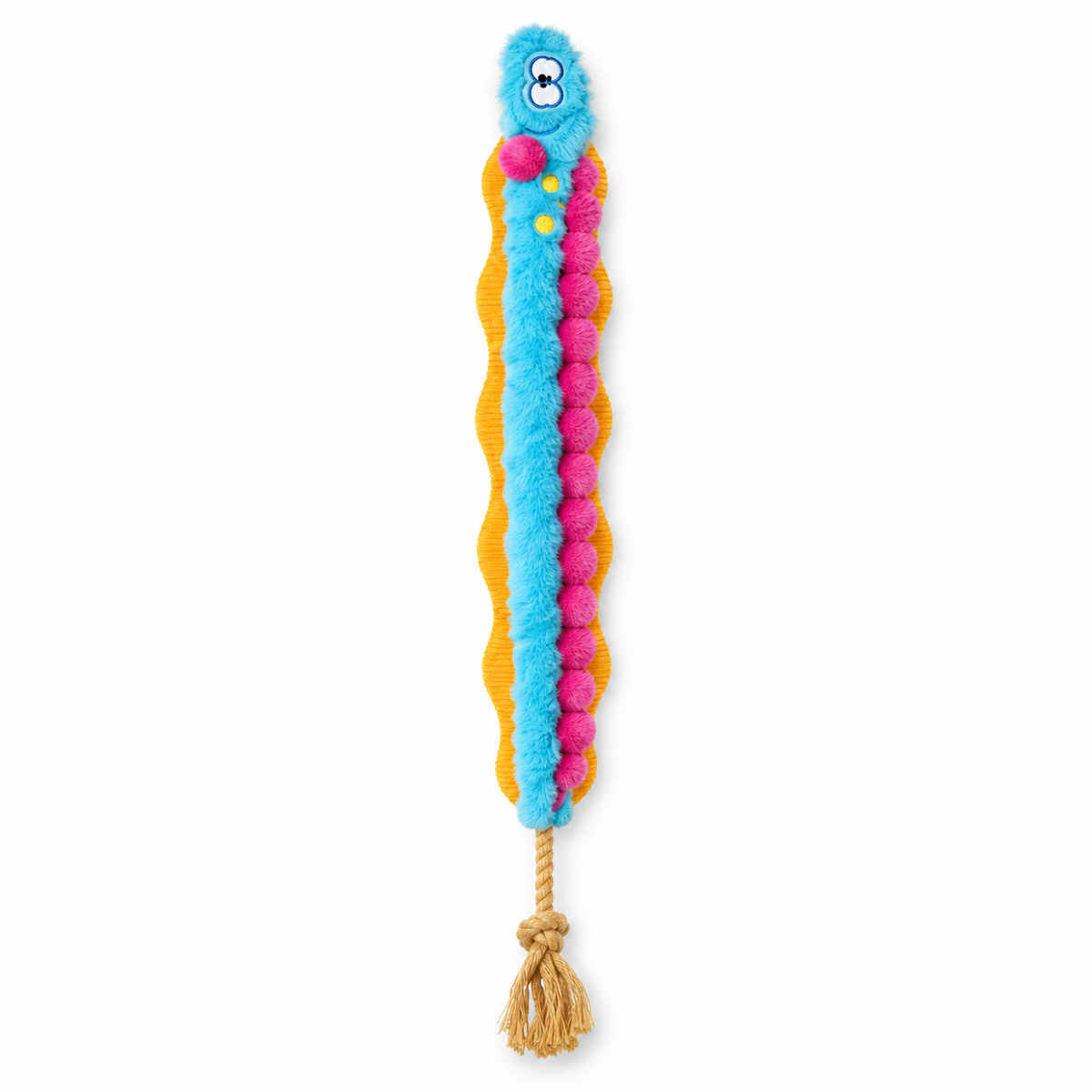 70cm Long Multi-Texture Rope Tug Dog Toy