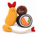 Shrimp Sushi Roll Interactive Dog Toy