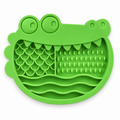 Crocodile Silicone Slow Feeder and Licking Mat